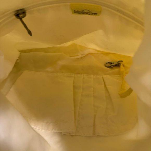 Kipling Frug Fold Over Zip Top Crossbody/ Shoulder Bag Butter Yellow - Picture 7 of 16